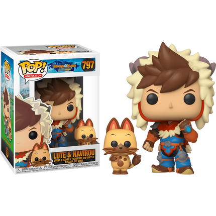 Funko Pop! Vinyl - Monster Hunter: Stories - Lute & Navirou - #797 - The Card Vault