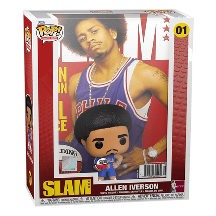 Funko Pop! Vinyl - NBA Cover: SLAM - Allen Iverson - #01 - The Card Vault