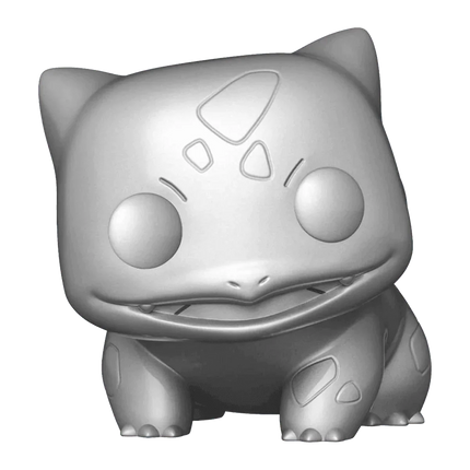 Funko Pop! Vinyl - Pokemon (Silver 25th Anniversary Special Edition) - Bulbasaur - #454 - The Card Vault