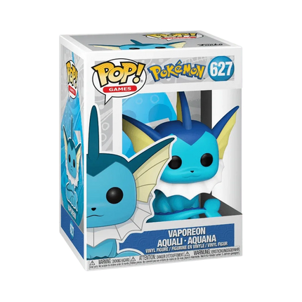 Funko Pop! Vinyl - Pokemon - Vaporeon - #627 - The Card Vault
