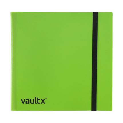 Vault X - 12-Pocket Strap Binder - Green