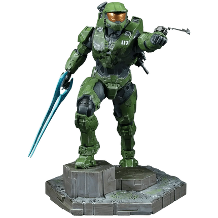 Halo Infinite Master Chief with Grappleshot - 10 Inch PVC Statue - The Card Vault