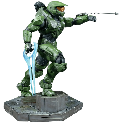 Halo Infinite Master Chief with Grappleshot - 10 Inch PVC Statue - The Card Vault