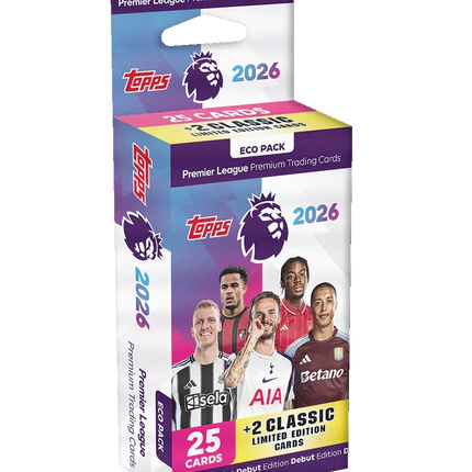 Topps - 2026 Premier League Debut Edition Football (Soccer) - Eco Pack