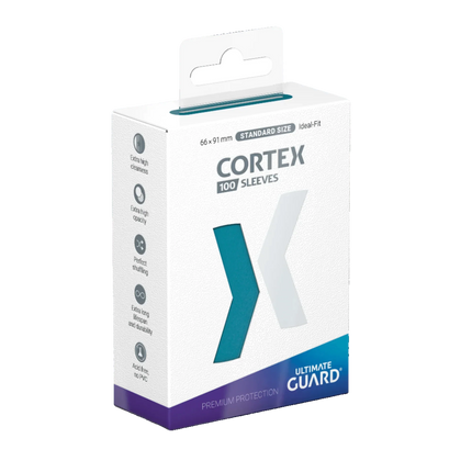 Ultimate Guard - Cortex Sleeves - Standard Size - Ideal-Fit - Petrol - 100pk