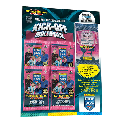 Panini - 2025/26 FIFA 365 Adrenalyn XL Football (Soccer) - Kick-Off Multipack