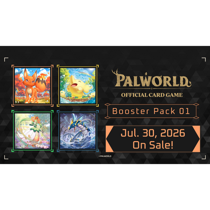 Palworld Official Card Game - Set 01 - Dawn of Palpagos - Booster Pack