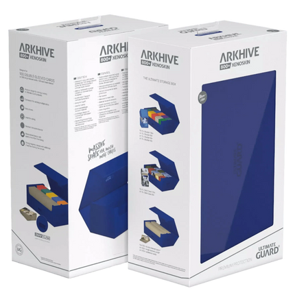 Ultimate Guard - Arkhive XenoSkin - 800+ Card Case - Monocolor Blue