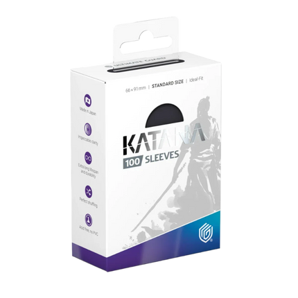 Ultimate Guard - Katana Sleeves - Standard Size - Ideal-Fit - Obsidian Shard - 100pk