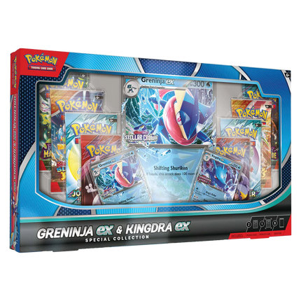 Pokemon TCG - Scarlet & Violet - Greninja ex & Kingdra ex Special Collection Box