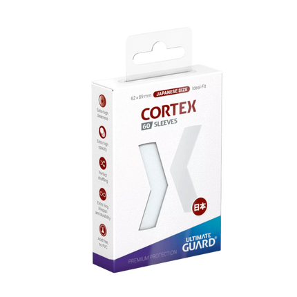 Ultimate Guard - Cortex Sleeves - Japanese Size - Ideal-Fit - Transparent - 60pk