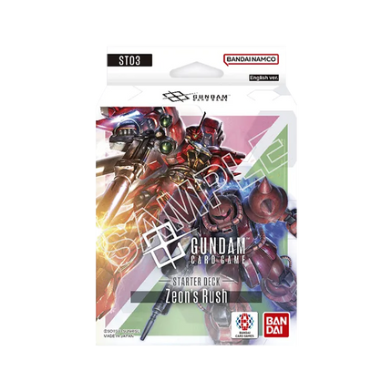 Gundam Card Game - Starter Deck - Zeon’s Rush (ST03)