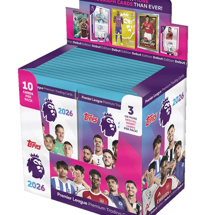 Topps - 2026 Premier League Debut Edition Football (Soccer) - Booster Box (28x Packs)