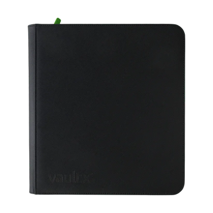 Vault X - 12-Pocket Exo-Tec® XL Zip Binder - Black