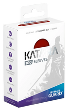 Ultimate Guard - Katana Sleeves - Standard Size - Ideal-Fit - Red - 100pk