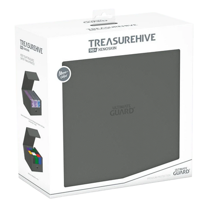 Ultimate Guard - Treasurehive XenoSkin - 90+ Magnetic Card Case - Monocolor Grey