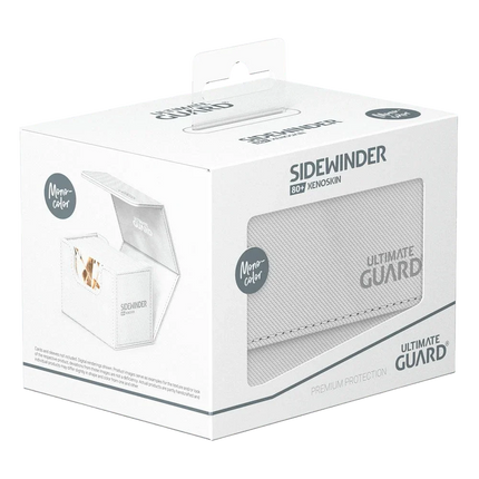 Ultimate Guard - Sidewinder XenoSkin - 80+ Deck Case - Monocolor White