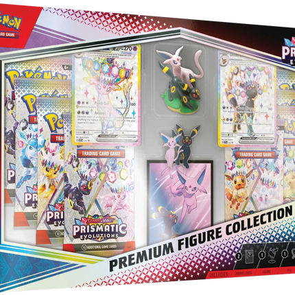 Pokemon TCG - Scarlet & Violet - Prismatic Evolutions - Premium Figure Collection Box
