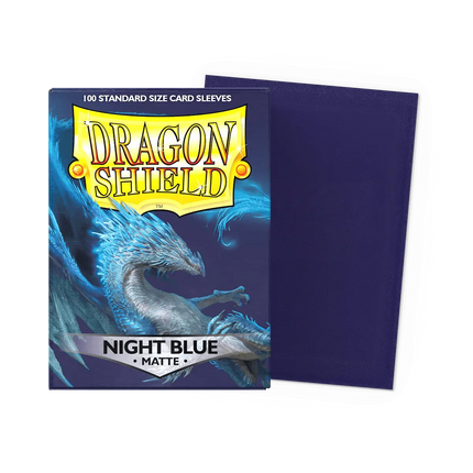 Dragon Shield - Matte Sleeves - Standard Size - 100pk - Night Blue