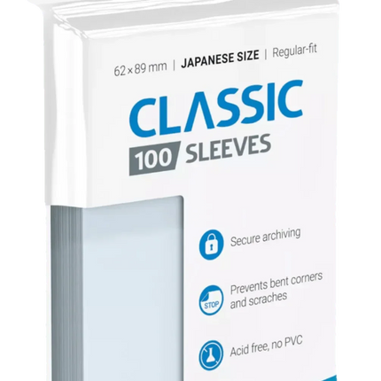 Ultimate Guard - Classic Sleeves - Japanese Size - 100pk
