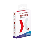 Ultimate Guard - Cortex Sleeves - Japanese Size - Ideal-Fit - Red - 60pk
