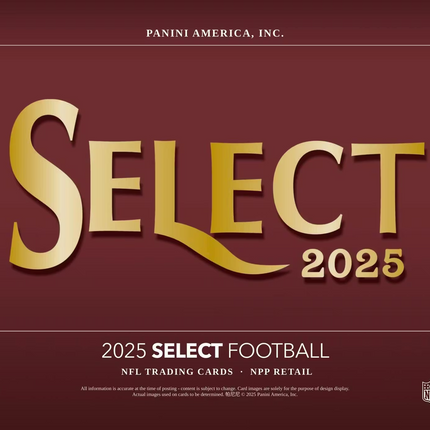 Panini - 2025 Select American Football (NFL) - Mega Box
