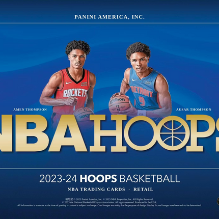 Panini - 2023/24 Hoops Basketball (NBA) - Fat Pack Box