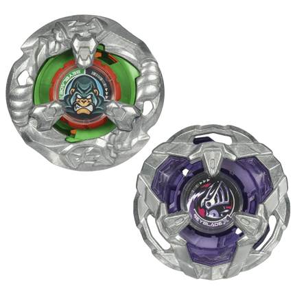 Beyblade X - Dual Pack Set - Yell Kong 3-60GB and Helm Knight 5-80T
