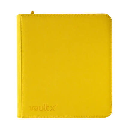 Vault X - 12-Pocket Exo-Tec® XL Zip Binder - Yellow