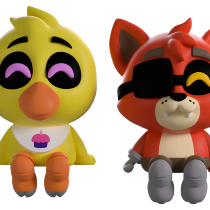 Youtooz - Five Nights at Freddy's - Chica & Foxy Monitor Buddiez Vinyl Figures #60