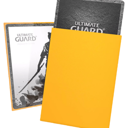 Ultimate Guard - Katana Sleeves - Standard Size - Ideal-Fit - Yellow - 100pk