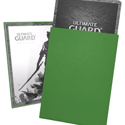 Ultimate Guard - Katana Sleeves - Standard Size - Ideal-Fit - Green - 100pk