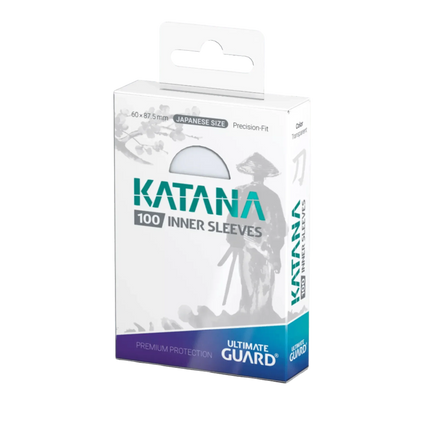 Ultimate Guard - Katana Sleeves - Japanese Size - Precision-Fit - Transparent - 100pk