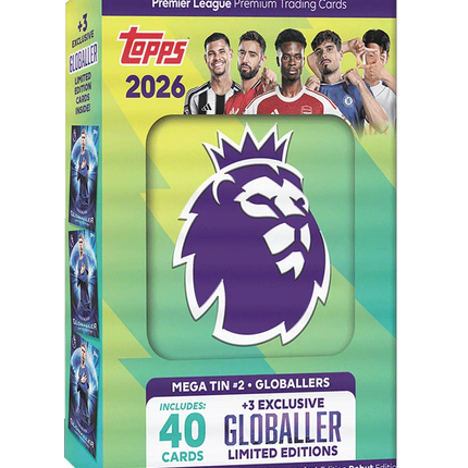 Topps - 2026 Premier League Debut Edition Football (Soccer) - Mega Tin (Assorted)