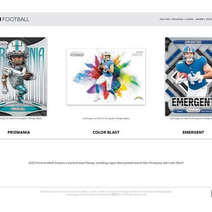Panini - 2025 Prizm American Football (NFL) - International Hobby Box