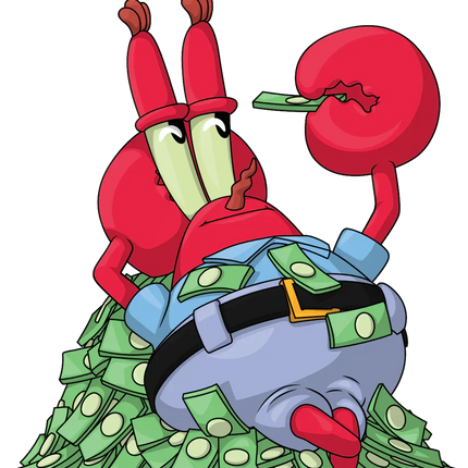 Youtooz - SpongeBob SquarePants - Pile'O'Money Mr. Krabs Vinyl Figure #22