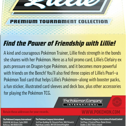 Pokemon TCG - Scarlet & Violet - Premium Tournament Collection Box - Lillie