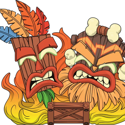 Youtooz - Crash Bandicoot - Aku Aku & Uka Uka Vinyl Figure #6
