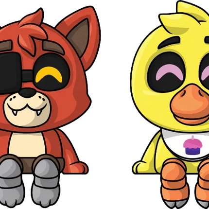 Youtooz - Five Nights at Freddy's - Chica & Foxy Monitor Buddiez Vinyl Figures #60