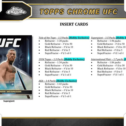 Topps - 2024 Chrome UFC - Hobby Box