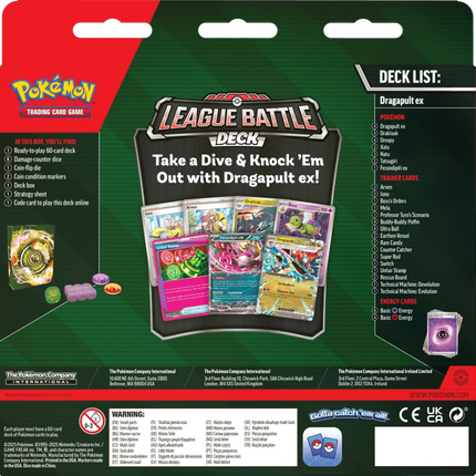 Pokemon TCG - Scarlet & Violet - League Battle Deck - Dragapult ex