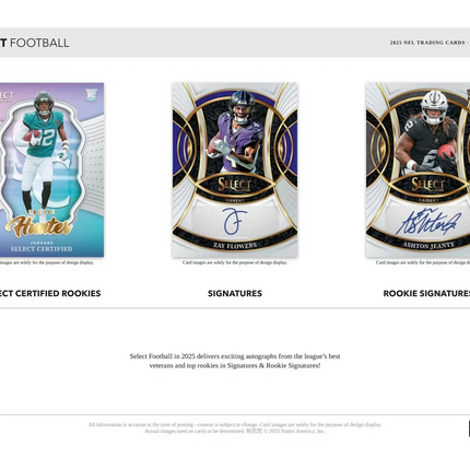 Panini - 2025 Select American Football (NFL) - Mega Box