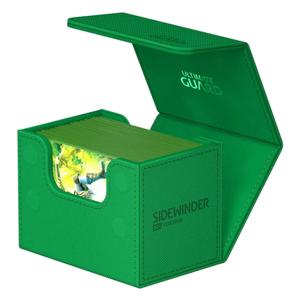 Ultimate Guard - Sidewinder XenoSkin - 80+ Deck Case - Monocolor Green