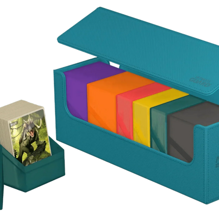 Ultimate Guard - Arkhive XenoSkin - 400+ Card Case - Monocolor Petrol