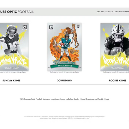 Panini - 2025 Donruss Optic American Football (NFL) - International Hobby Box