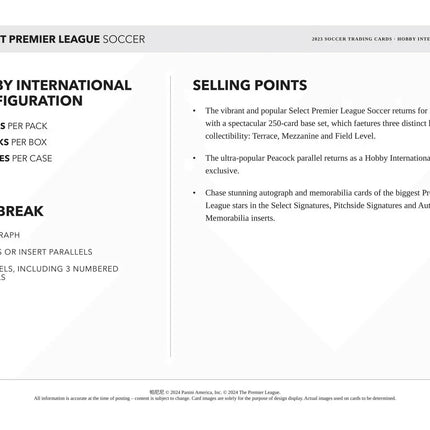 Panini - 2023/24 Select Premier League Football (Soccer) - International Hobby Box