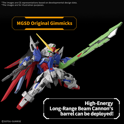 Bandai - Gunpla - MGSD - Mobile Suit Gundam SEED Destiny - Destiny Gundam