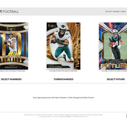 Panini - 2025 Select American Football (NFL) - Mega Box