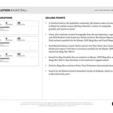 Panini - 2024/25 Revolution Basketball (NBA) - Mega Box