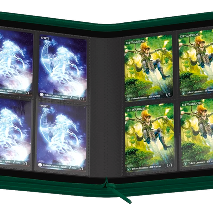 Ultimate Guard - Zipfolio 160 XenoSkin - 8-Pocket Portfolio - Green